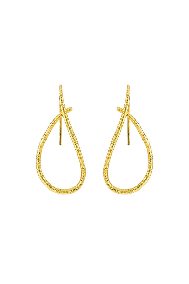 Irregular Line Simple Hollow Earrings