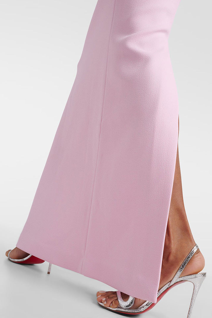 Pink Elegant Sheath Long Dress