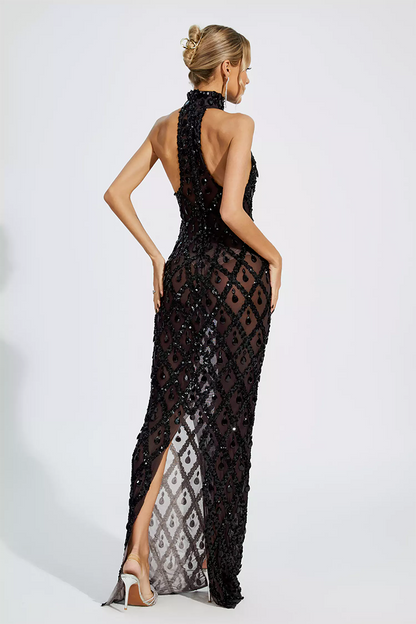 Black Diamond Maxi Dress