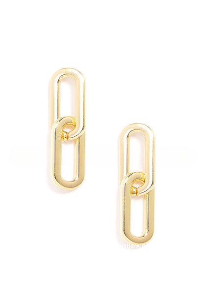 Classic Paperclip Earrings